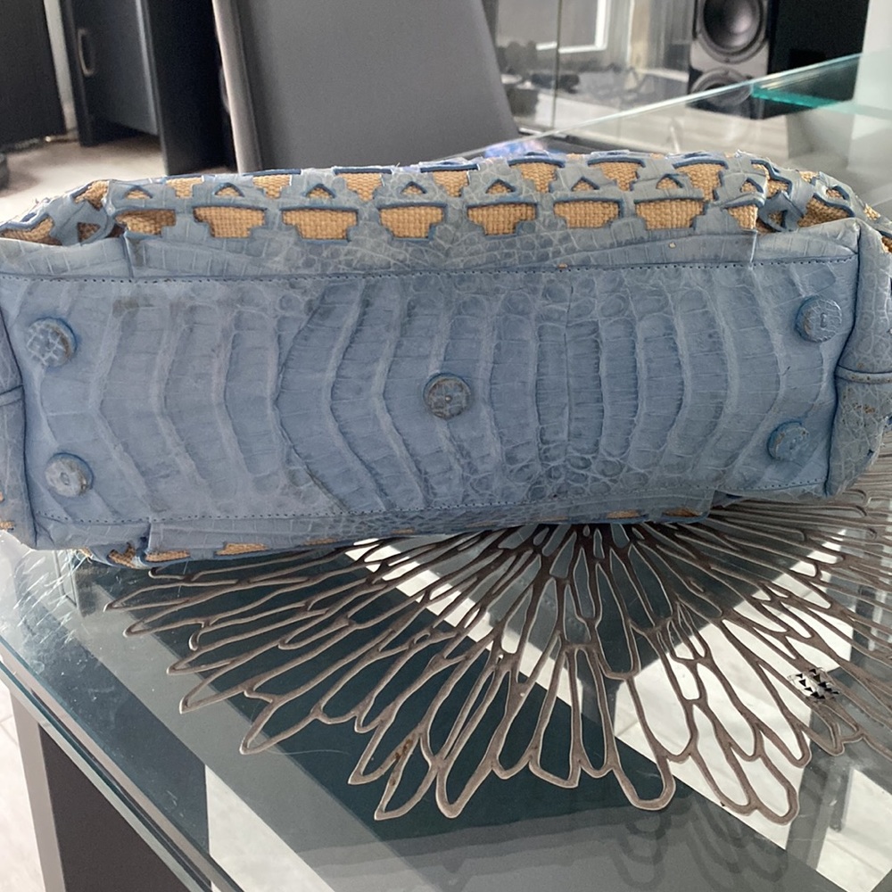 Nancy Gonzalez crocodile light blue bag - Picture 4 of 15